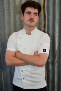 White male chefs uniforms