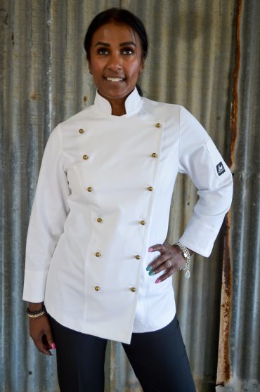 Plain Jayne female chef jacket