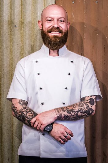 white short sleeve chef jacket