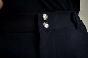 Mens Black chef pants