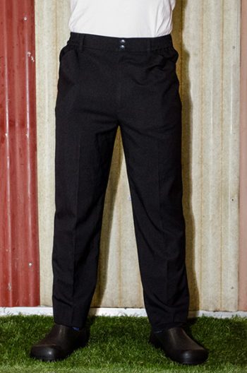 Men’s Black or Checker Plus Size Chef Pants