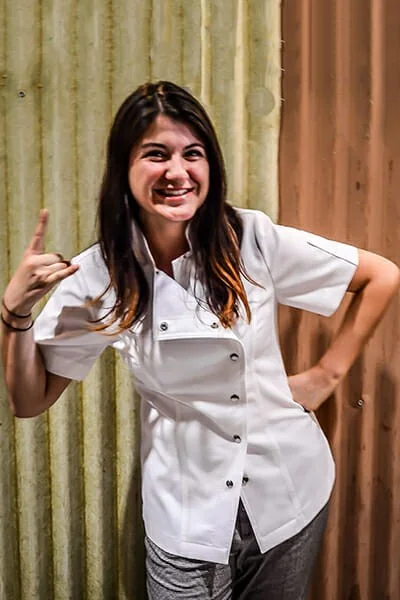 The Stud Muffin Women’s White Chef Jacket The Stud Muffin Women’s White Chef Jacket