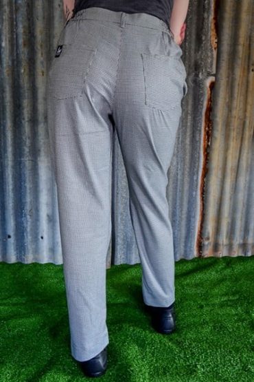 Women’s Checker Chef Pants