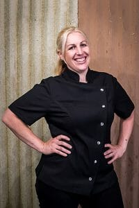 female black chef jacket