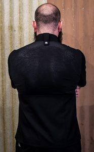 Mesh back chef jacket