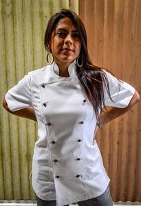 Traditional button chef jacket