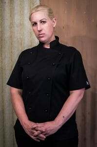 Black female chef Jacket