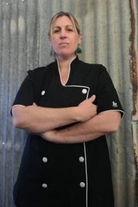 Black whte chefwear