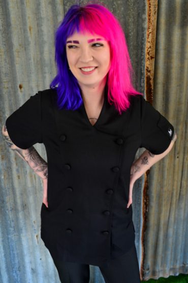 Rockzette womens chef jacket
