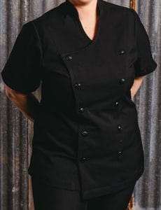 plus size female chef jackets