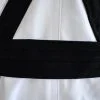 Black cross strap apron