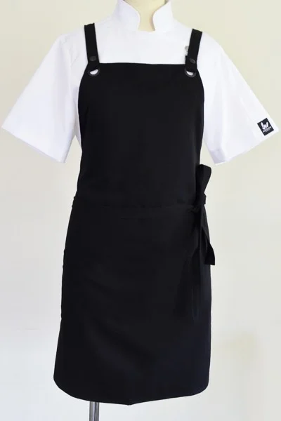 Black Metal Criss Cross Apron