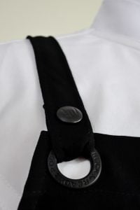 Black chef apron