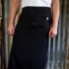 black waist apron