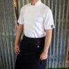 black chefs waist apron