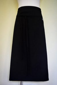 WAISTED BLACK CHEFS APRON