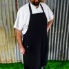 Black chef apron