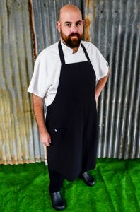 Black chef apron