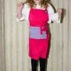 kids pink apron