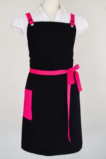 Hot straps apron Black and Pink Apron
