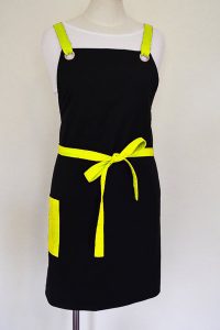 Yellow and Black Apron
