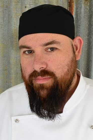 Black mesh chefs hat