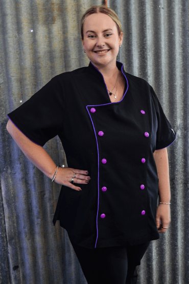 Plus size women's chef jacket
