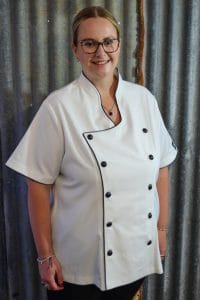 female chef jacket