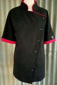 Female chef jacket pink