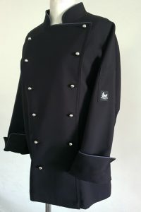 traditional black chef coat - chef jacket special