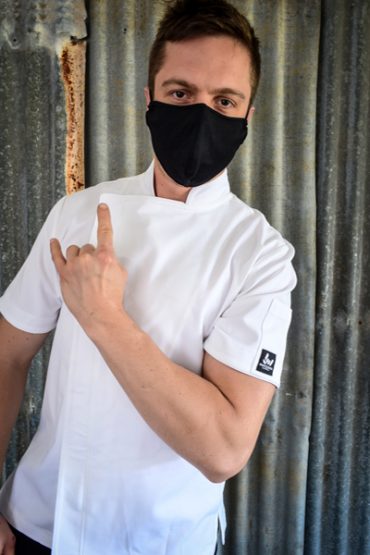 white zipper chef jackets
