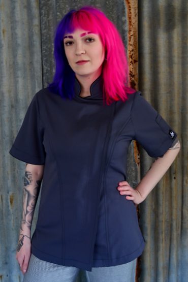 Women's Grey Zipper Chef jackets