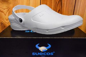 white chef shoe