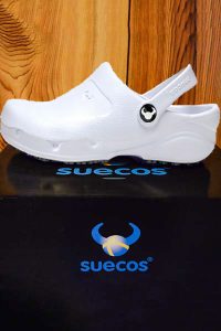 White chef shoe