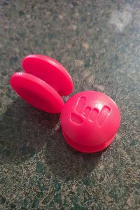 pink chef buttons