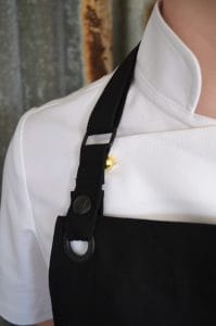 Easy to wash black chefs apron