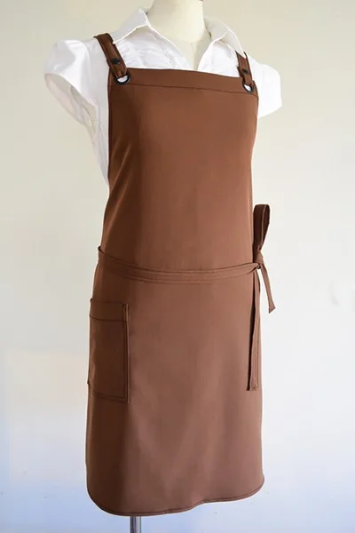 Brown Suga- Brown Criss Cross Apron