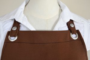 Brown waiter aprons