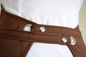 removable strap apron