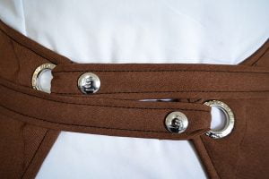 Brown waitress apron