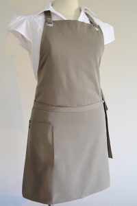 beige eggshell aprons