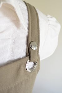 natural colour apron