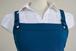 blue steel removable strap aprons