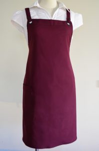 red red wine crisscross apron