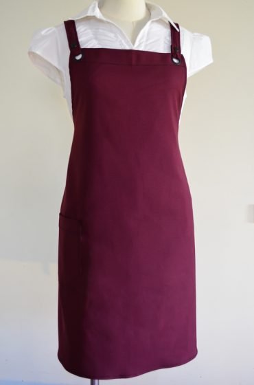 red red wine crisscross apron