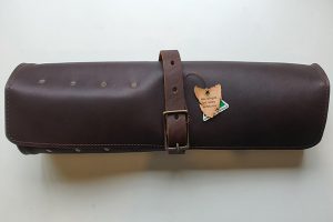 dark brown knife holder