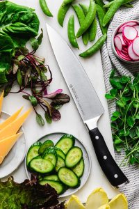 wusthof black Ikon chef knives