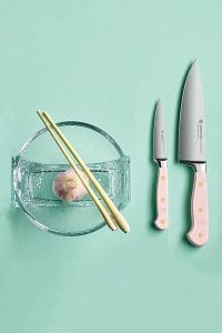 Wusthof Classic pink Himalayan Salt set