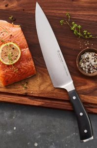 wusthof black Ikon chef knives