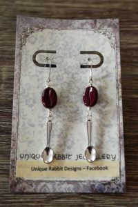 Coffee & spoon earrings